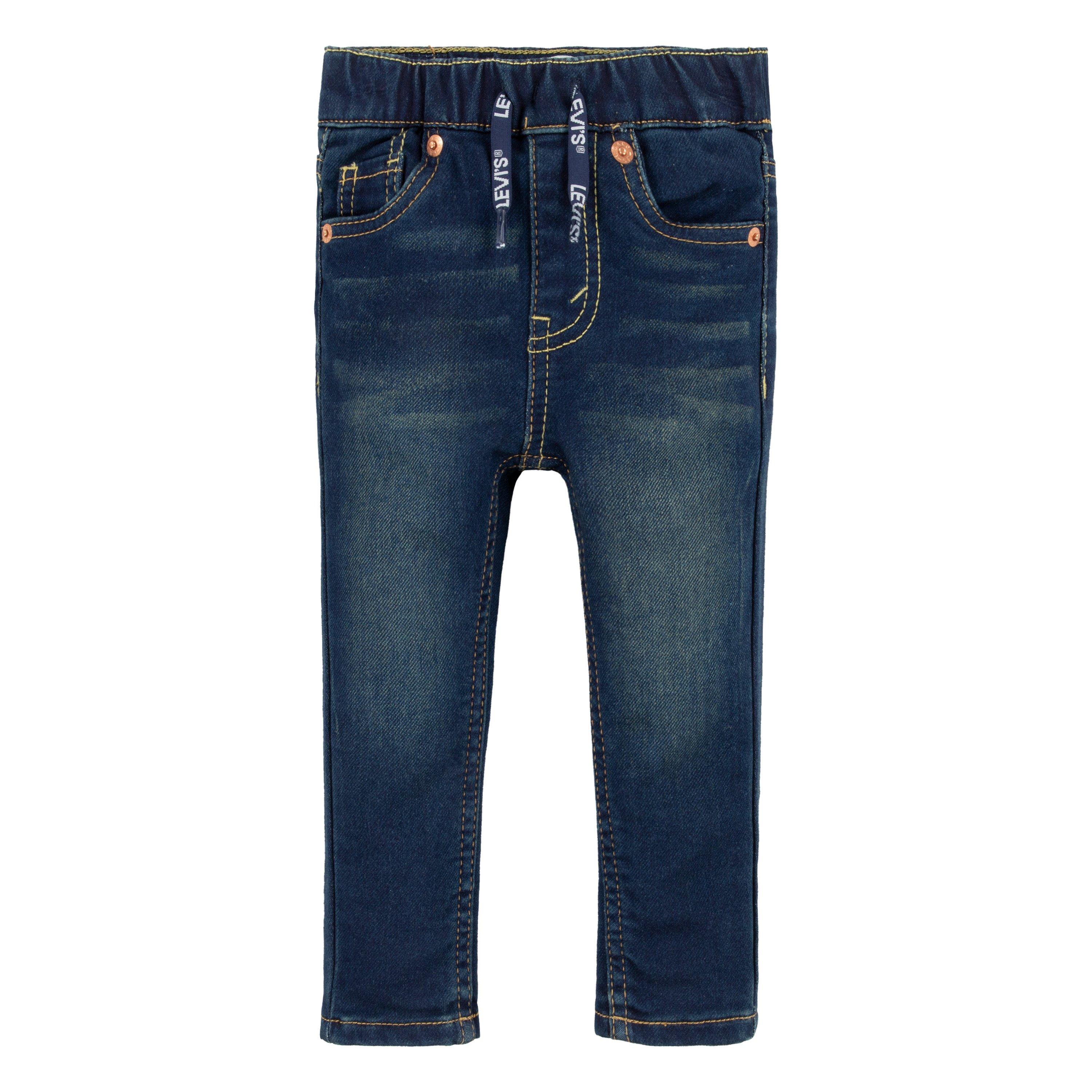 Levi's Infant Boys' Skinny Fit Dark Blue Wash Pull On Jeans - DARK BLUE